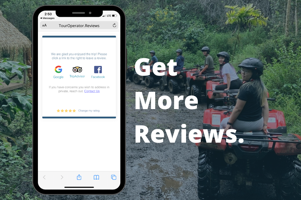 Automated review generation software for tour operators