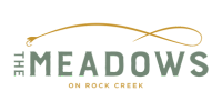 The Meadows on Rock Creek green and yellow Logo